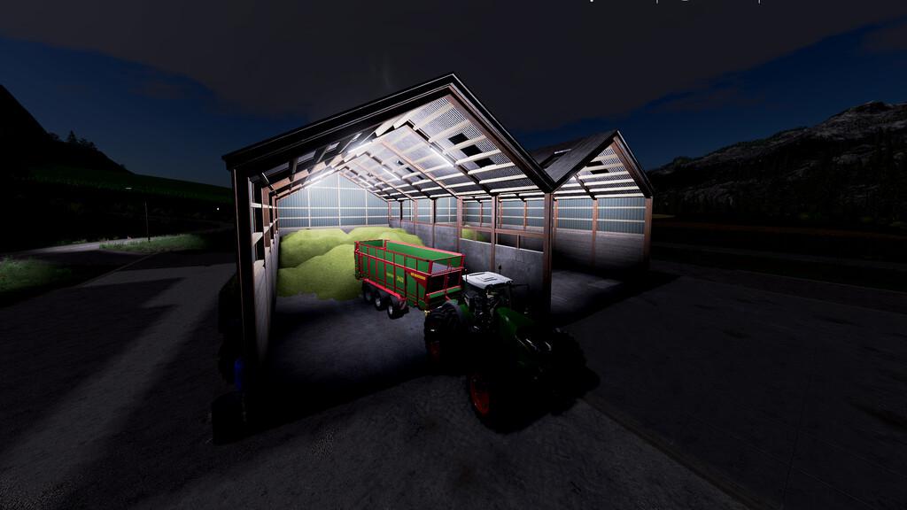 FS19 - Twin Silage Shed V1.0
