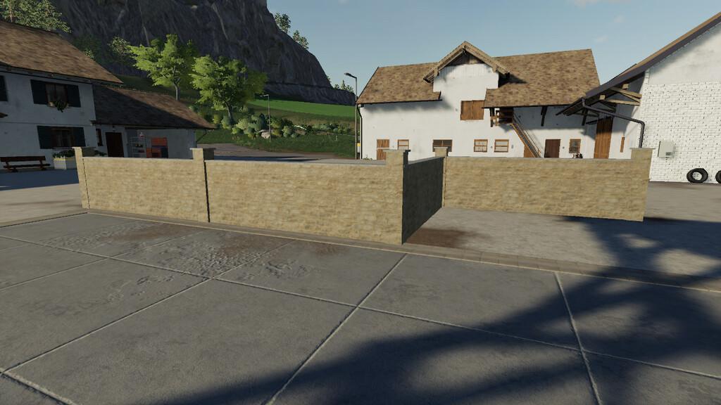 FS19 - Old Brick Wall V1.0