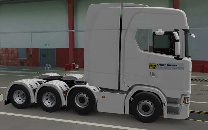 ETS2 - Scania S 2016 8x4 Kraker Trailers Skin (1.41.x)