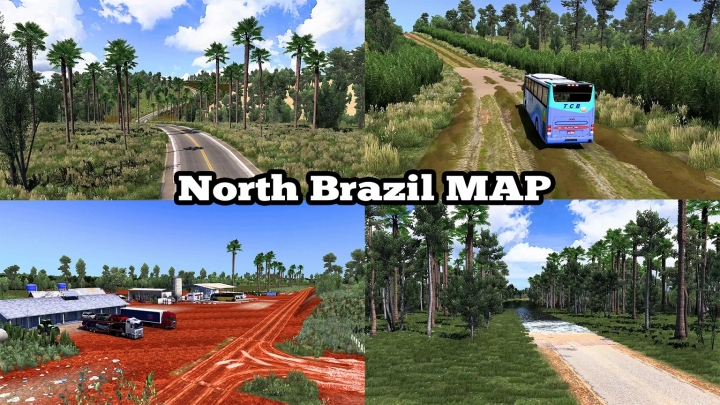 ETS2 - North Brazil Map V5.4 (1.40.x)