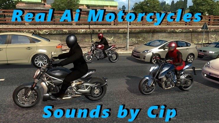ETS2 - Sounds for Motorcycle Traffic Pack V3.2 (1.35.X)