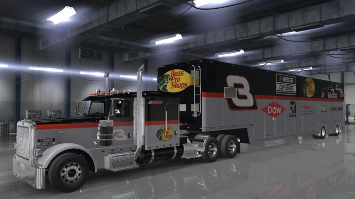 Ats Nascar Featherlite Trailer Skins V X American Truck Simulator Mods Club