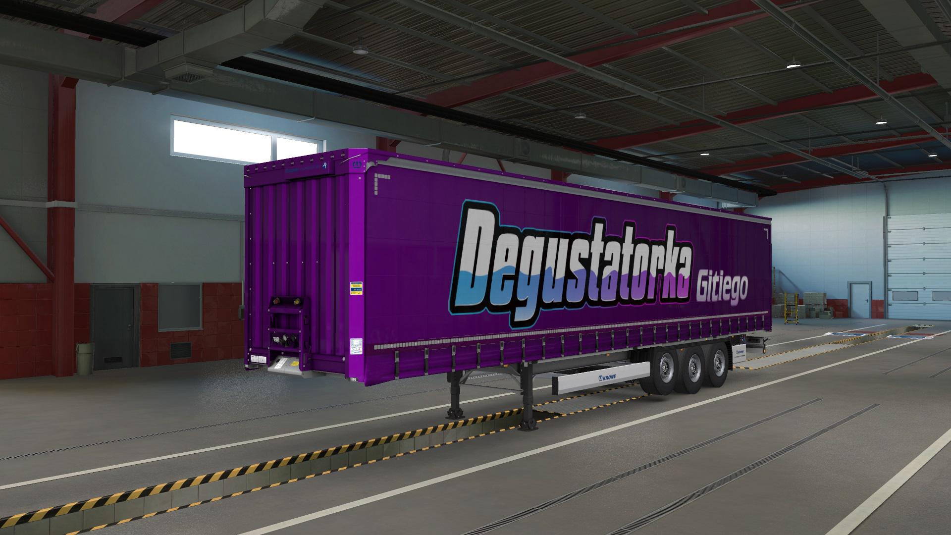ETS2 - Krone Profi Liner Degustator and Degustatorka Gitiego V1 (1.38.x)