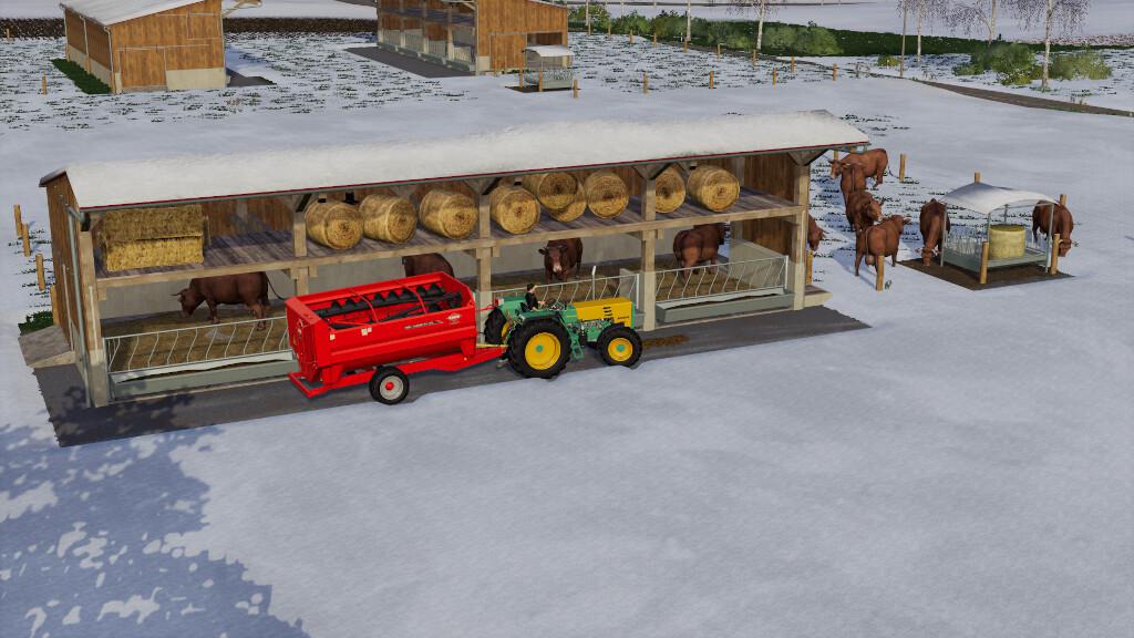 Fs19 Cattle Barn With Strawstage V10 Farming Simulator 19 Modsclub