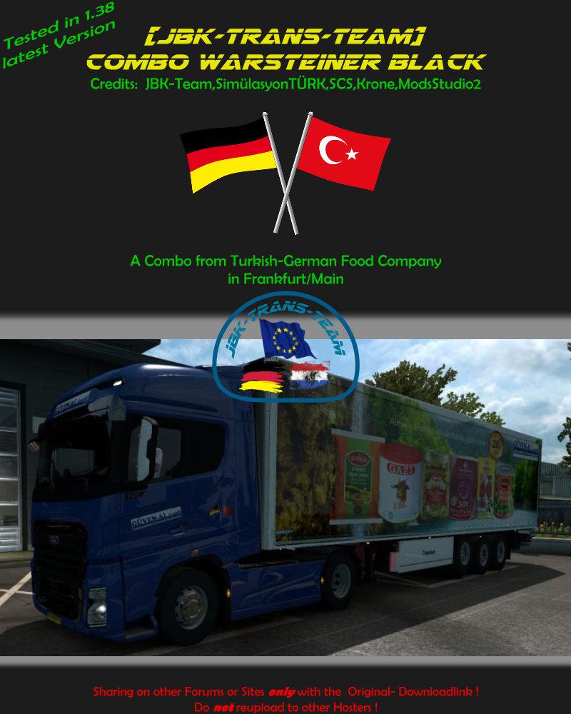 ETS2 - JBK Combo Guven Food (1.38.x)