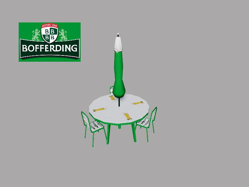 FS19 - Table Parasol Plier Bofferding V1.0
