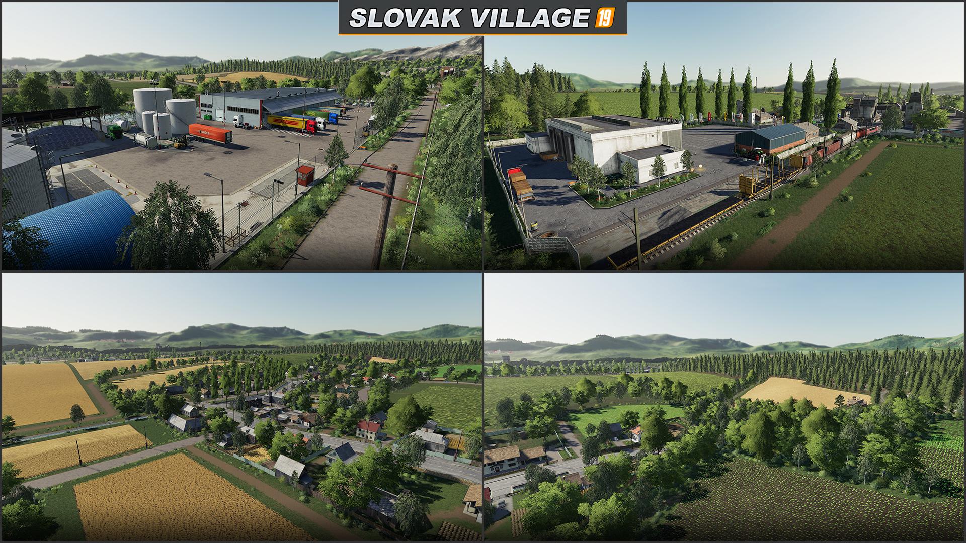 FS19 - Slowakisches Dorf Map V1.2