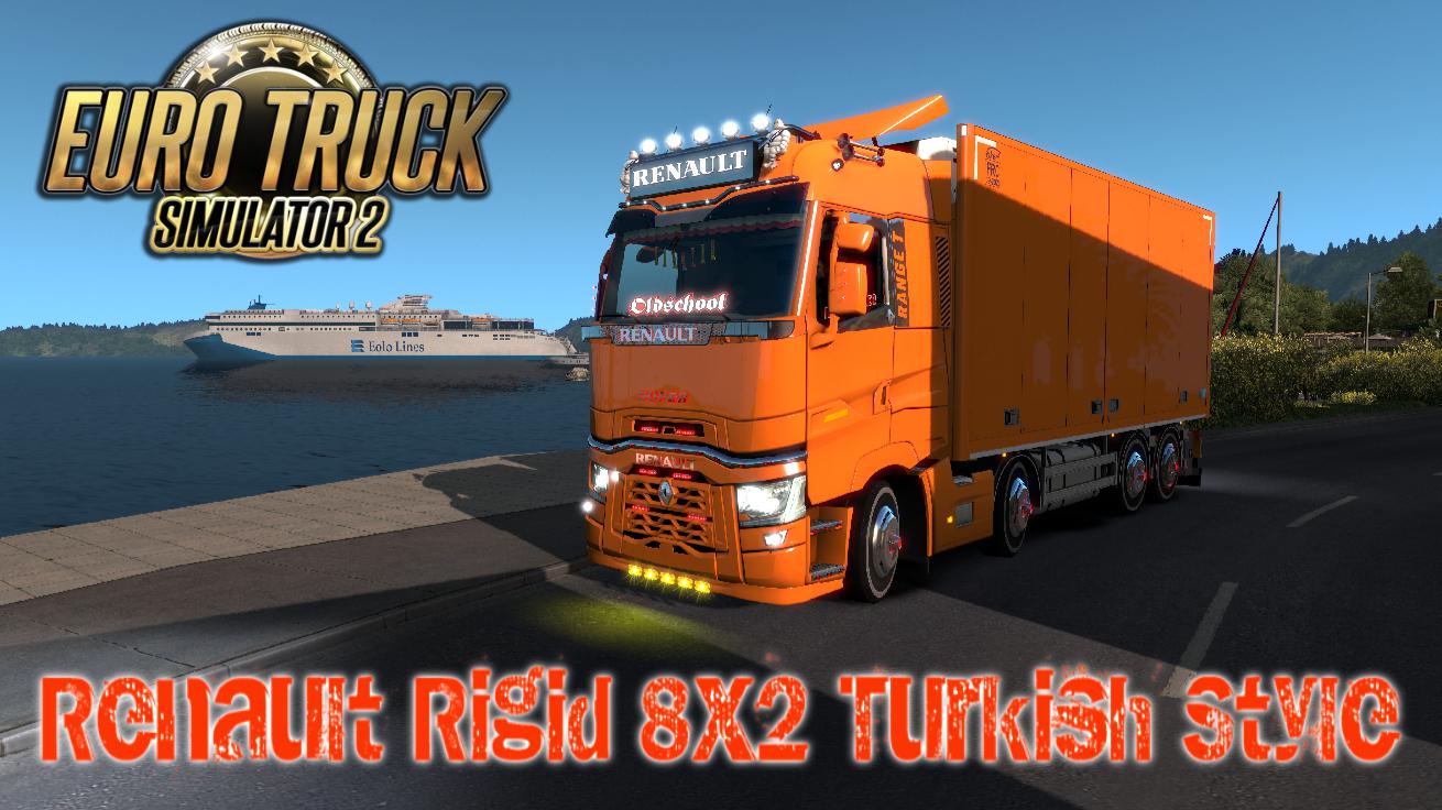 ETS2 - Renault Rigid 8x2 Turkish Style (1.36.X)