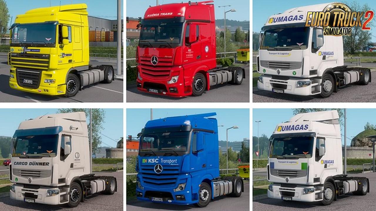ETS2 - Real Company Truck Skins V1.2 (1.35.X) | Euro Truck Simulator 2