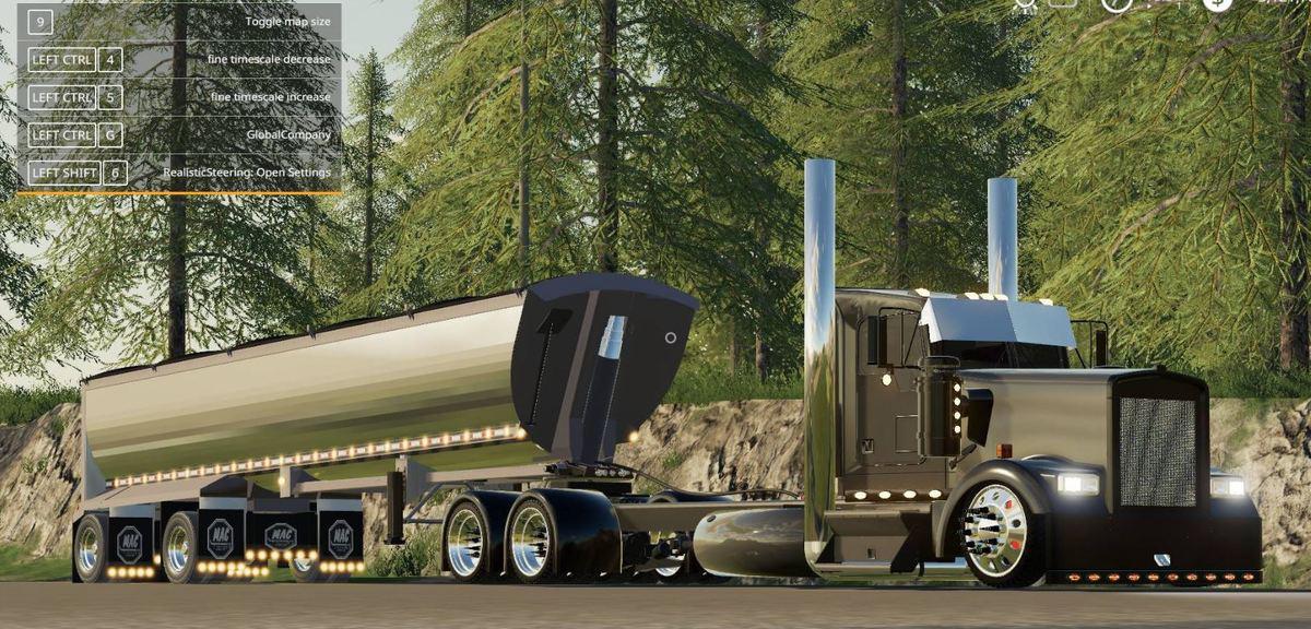 fs19 semi truck and trailer mods