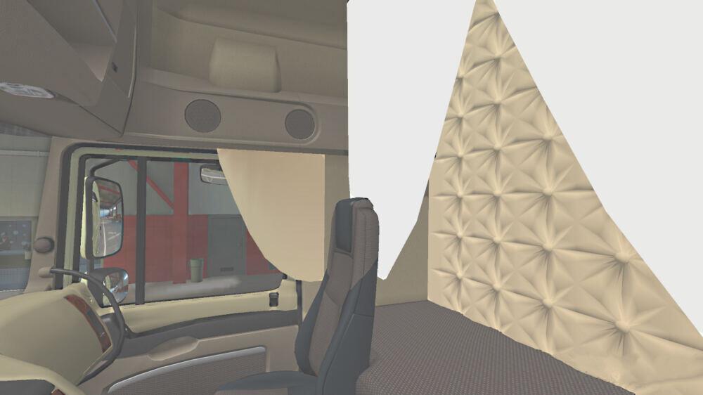ETS2 - Daf XF 105 Creme - Beige Interior V1.0 (1.39.x)