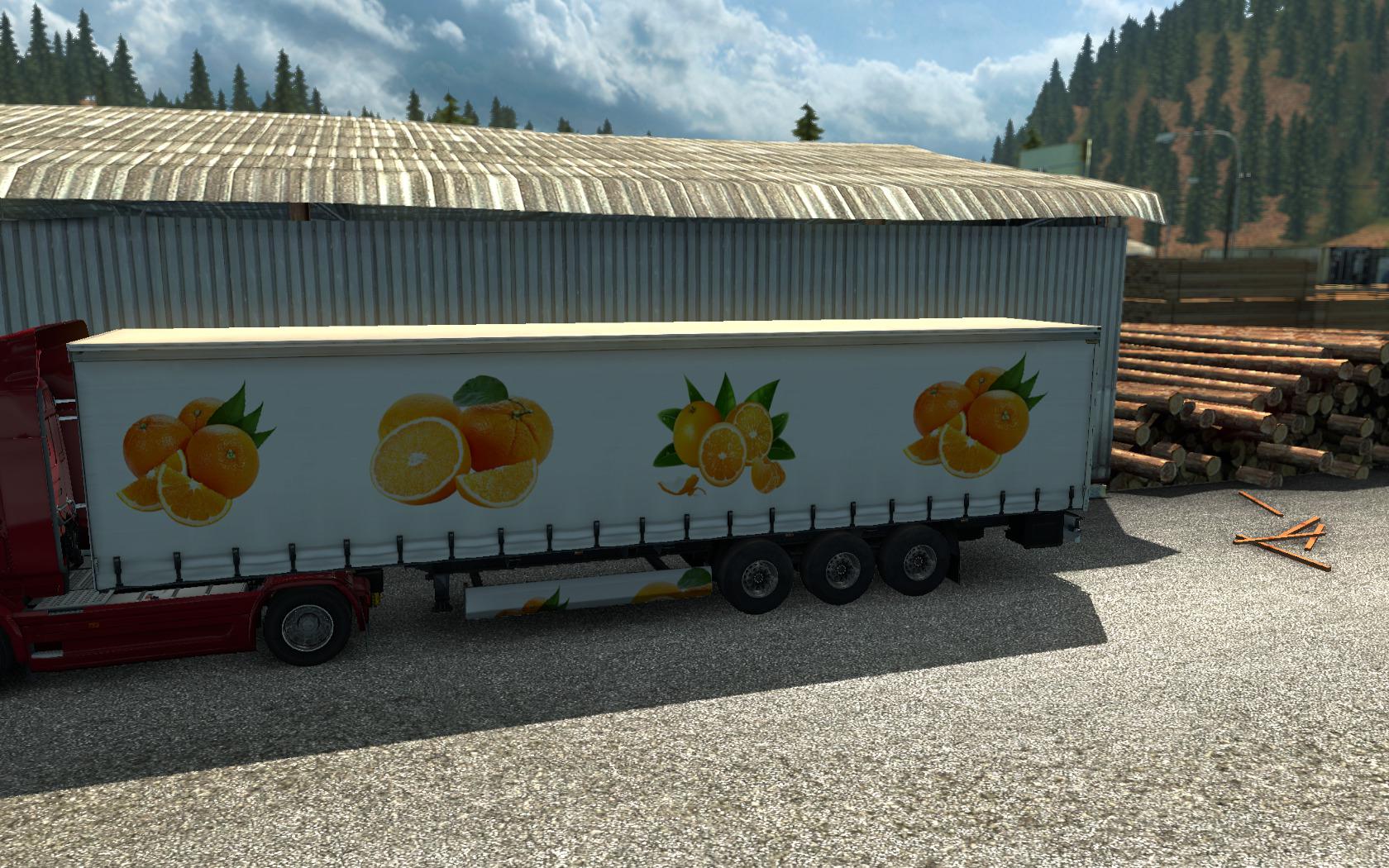 ETS2 - Orange Skin V1.0 (1.36.x)