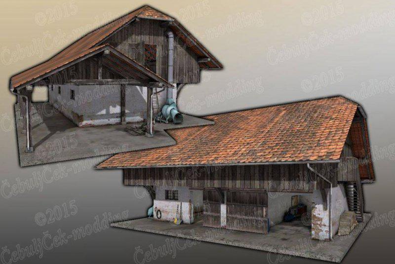 FS19 - Placeable Old Eu Barn V1.0