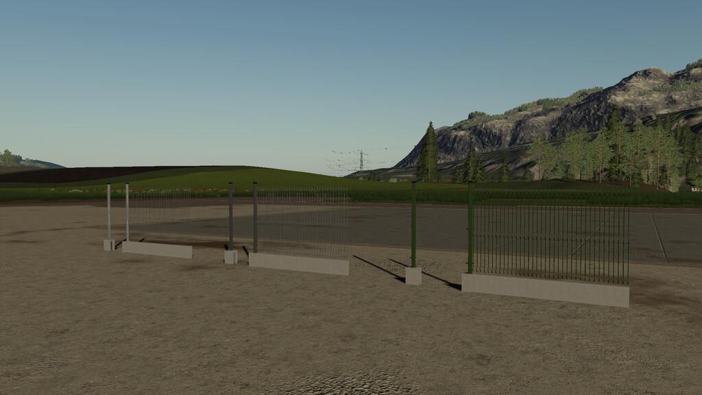 FS19 - Metal Panel Fences V1.0