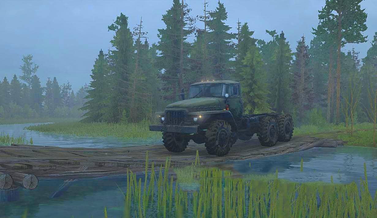 Spintires:Mudrunner - Grambled Map V1.1