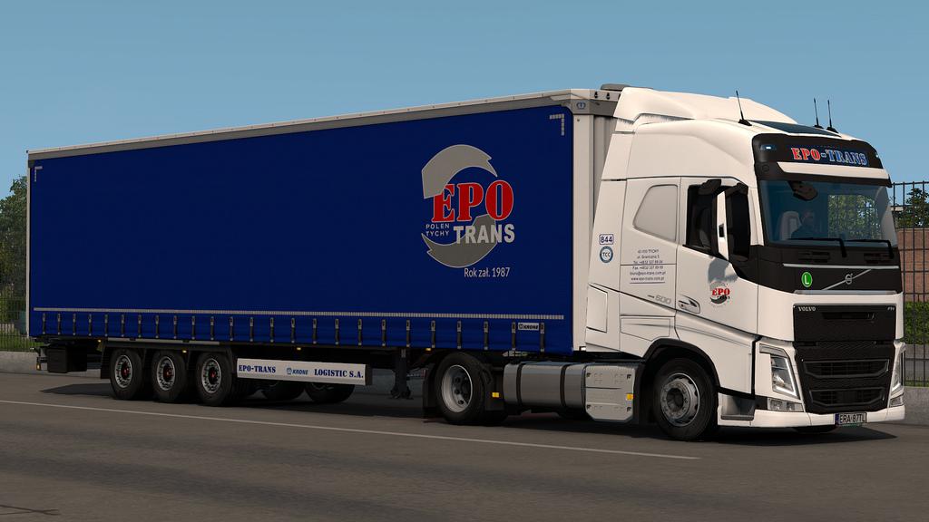 ETS2 - Krone Mega/Coil Liner Trailer V3.5 (1.36.x)