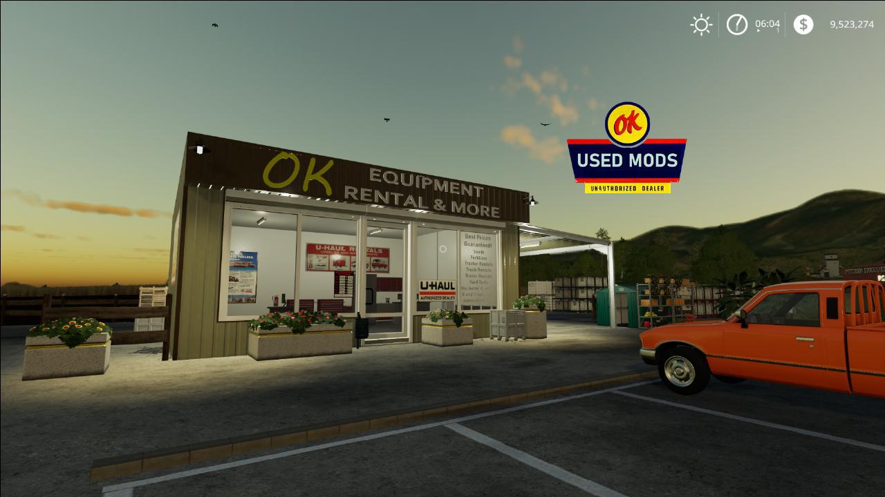 FS19 - Rental Yard And U-Haul- Farm Shop V1.0