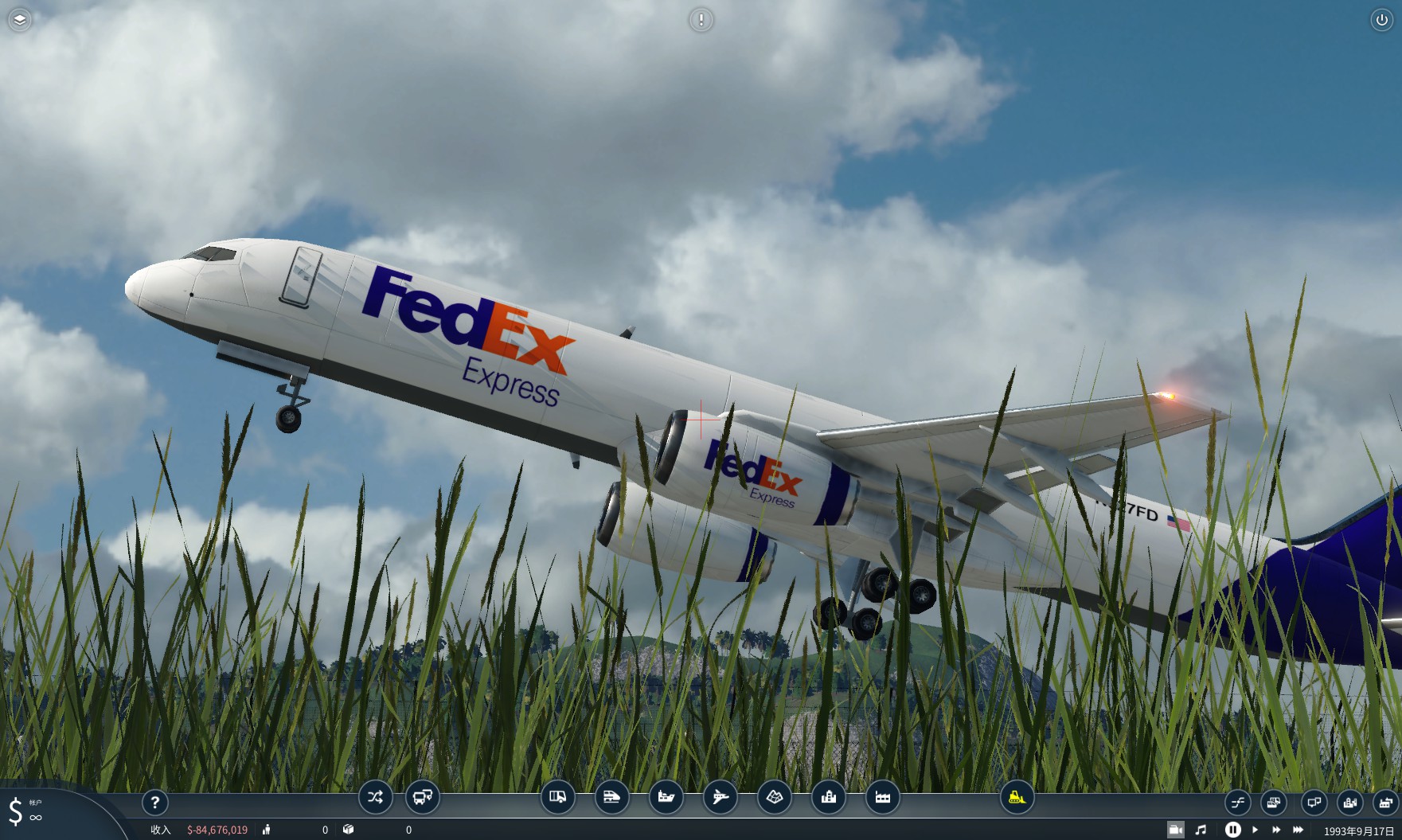 Transport Fever 2 - FedEx Boeing 757-200F