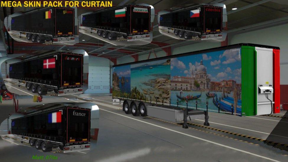 ETS2 - Mega Skin Pack for Ownable Trailer V1 (1.37.x)