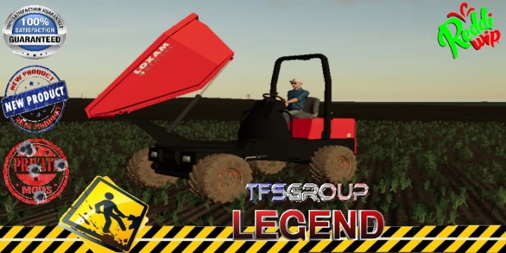FS19 - Dumper Ausa DR350 AHG Loxam V2.0