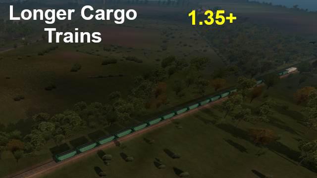 ETS2 - Long Freight Train in Europe V1.0 (1.35.X)