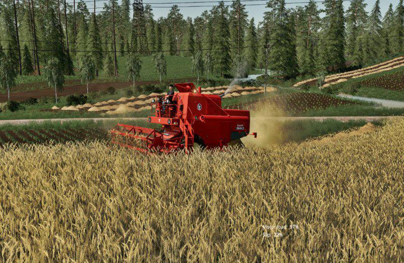FS19 - Bizon Z056 Harvester Mod V1.0