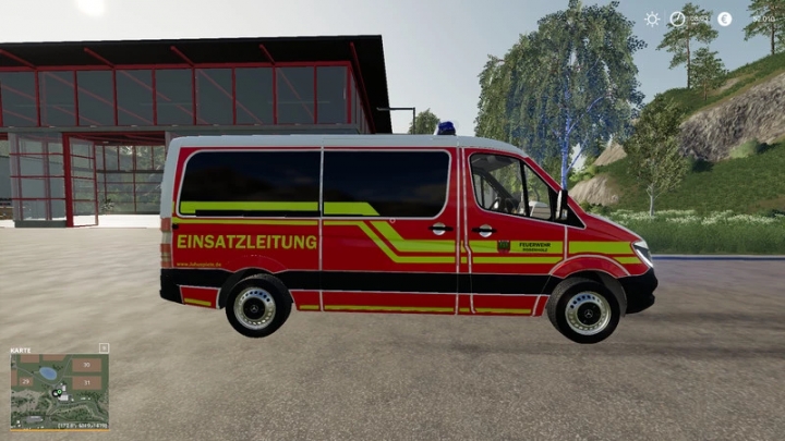 FS19 - Command Vehicle Fire Brigade Rosenholz V1.0