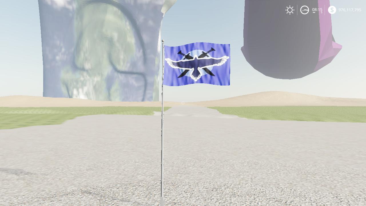 FS19 - Red VS Blue Team Flags V1
