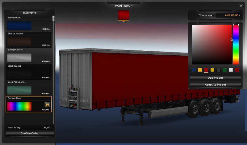 ETS2 - Editable 11 Own-Trailers Mod (1.36.x)