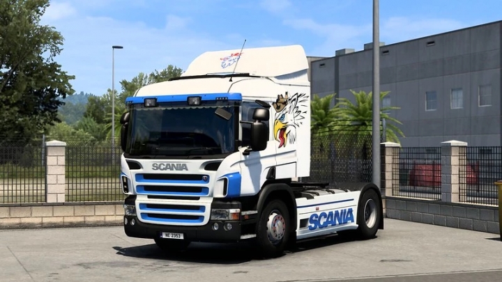 ETS2 - Paintable Griffin for Scania V2.0 (1.41.x)