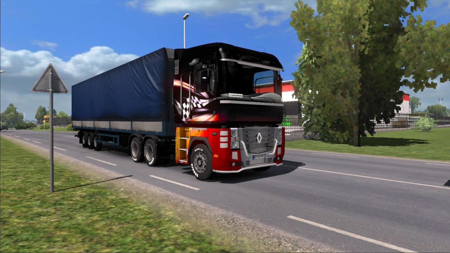 ETS2 - Maz 9758 in Property Trailer V2.0 (1.35.X)