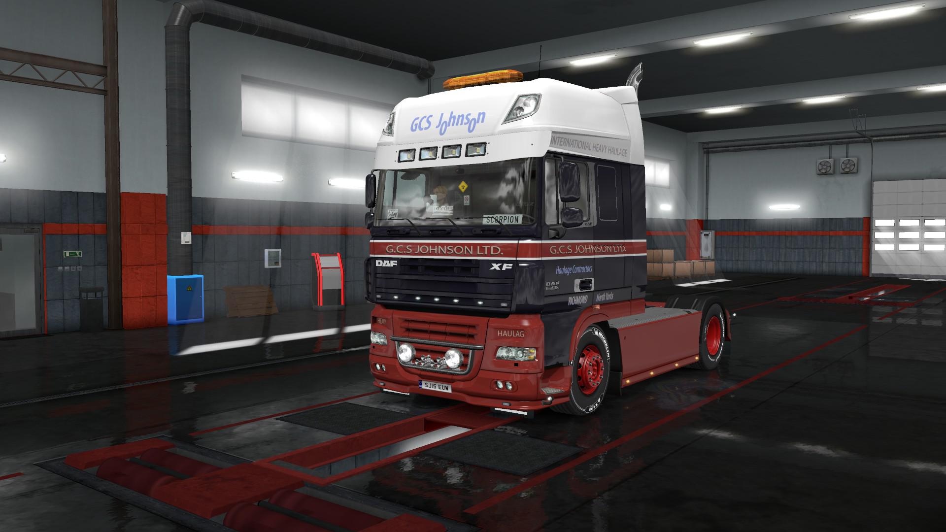 ETS2 - Daf G.C.S Johnston Ltd SkinPack V1.1 (1.35.X)