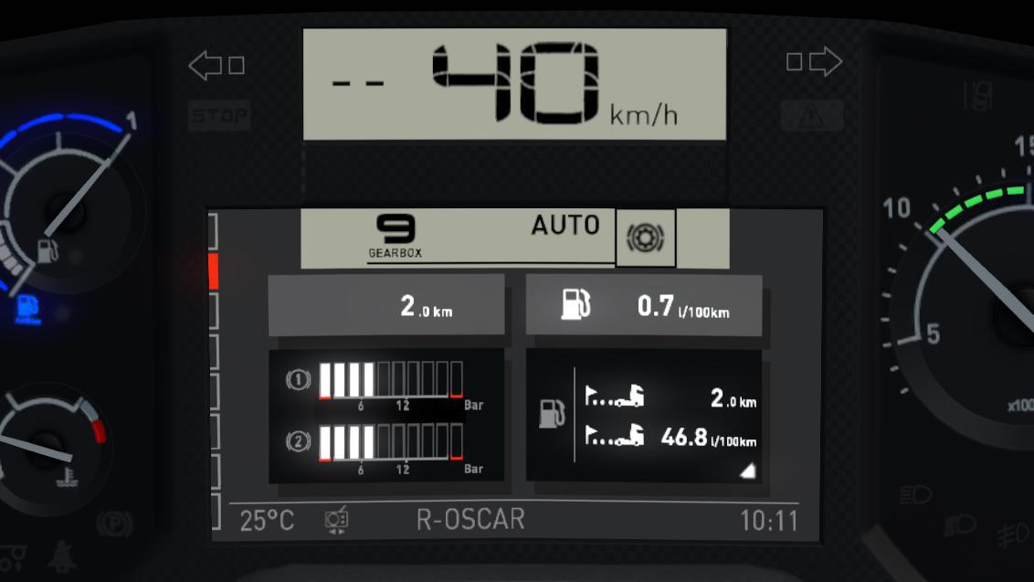 ETS2 - Renault T Realistic Dashboard Computer (1.39.x)