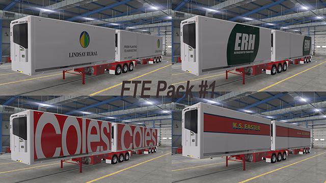 ATS - FTE Aussie Trailer Pack V1 (1.38.x)