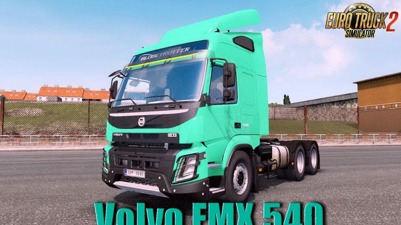 ETS2 - Volvo FMX 540 + Interior (1.35.X)