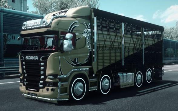 ETS2 - Scania R500 V8 8x2 Truck (1.35.x)