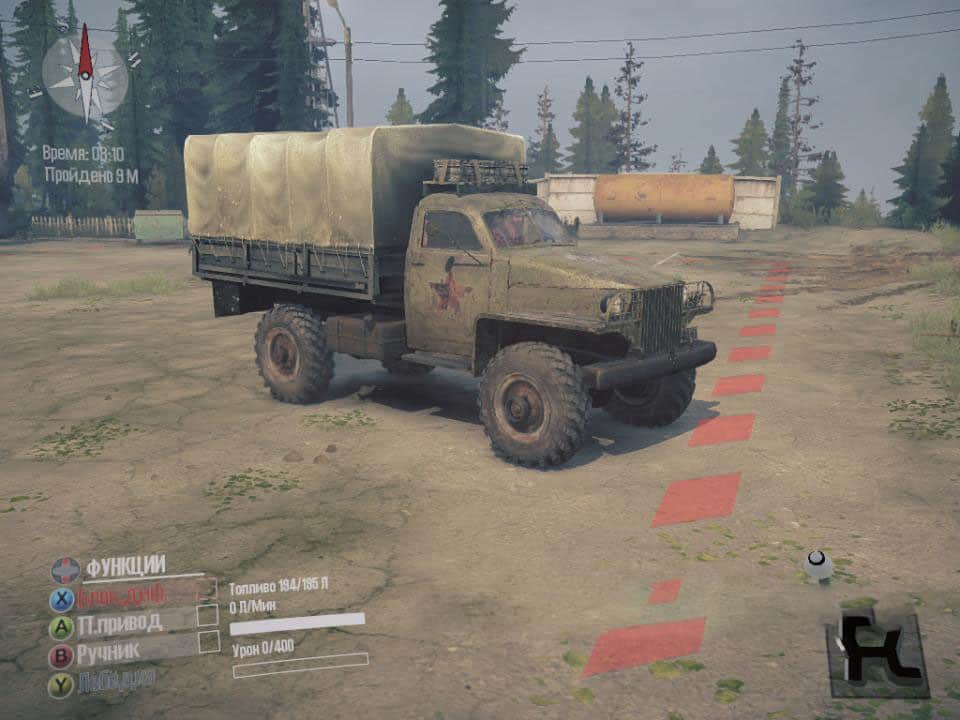 Spintires:Mudrunner - 15 Gas-63 Sample 1944 Truck V1.0