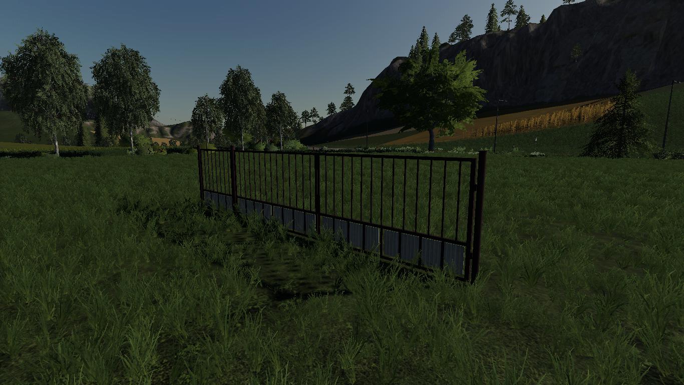 FS19 - Placeable Bronze Gate V1.0