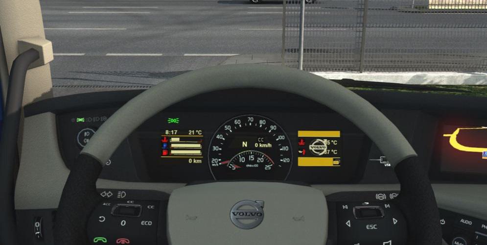 ETS2 - Volvo FH16 New Dashboard V1.0 (1.38.x)