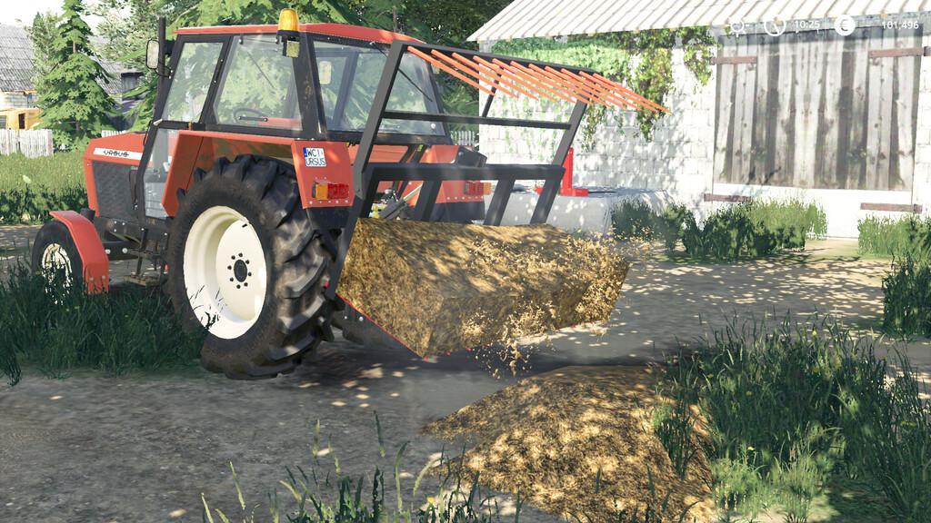 FS19 Back Manure Fork V1.0 Farming Simulator 19