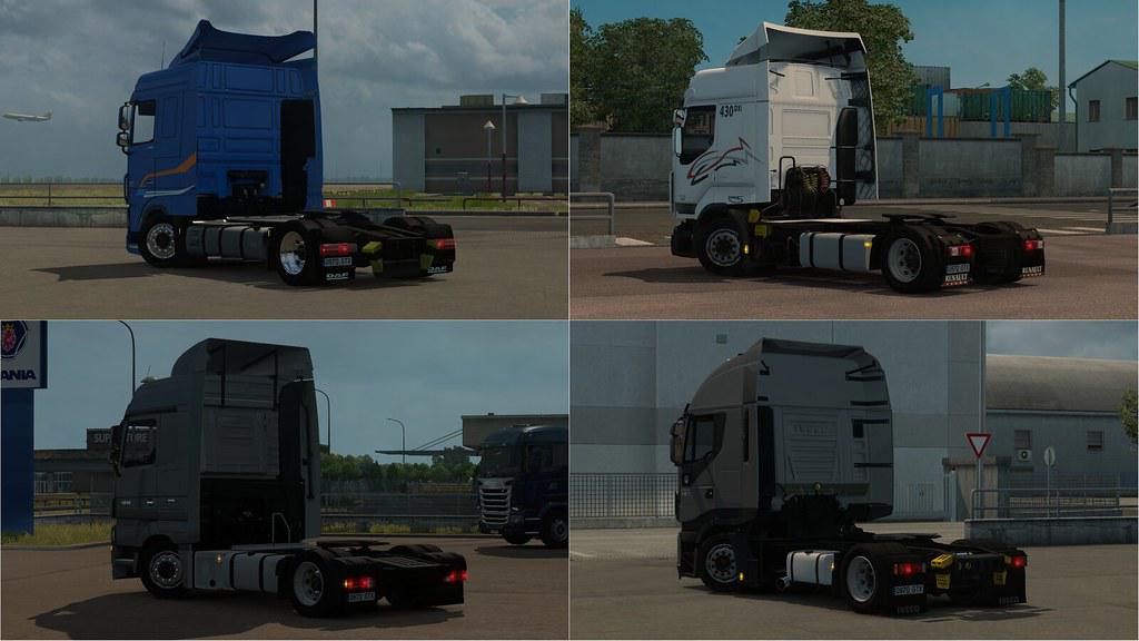ETS2 - Low Deck Chassis Addons for Schumi Trucks V4.3 (1.38.x)