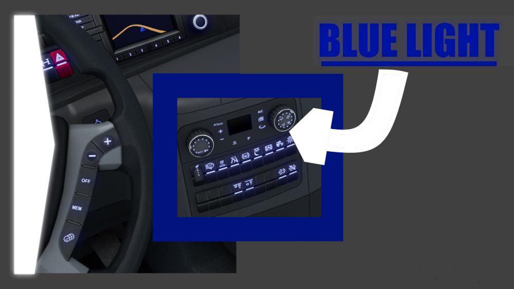 ETS2 - Dashboard Red Pluche Man Tgx E6 V1.0 (1.38.x)