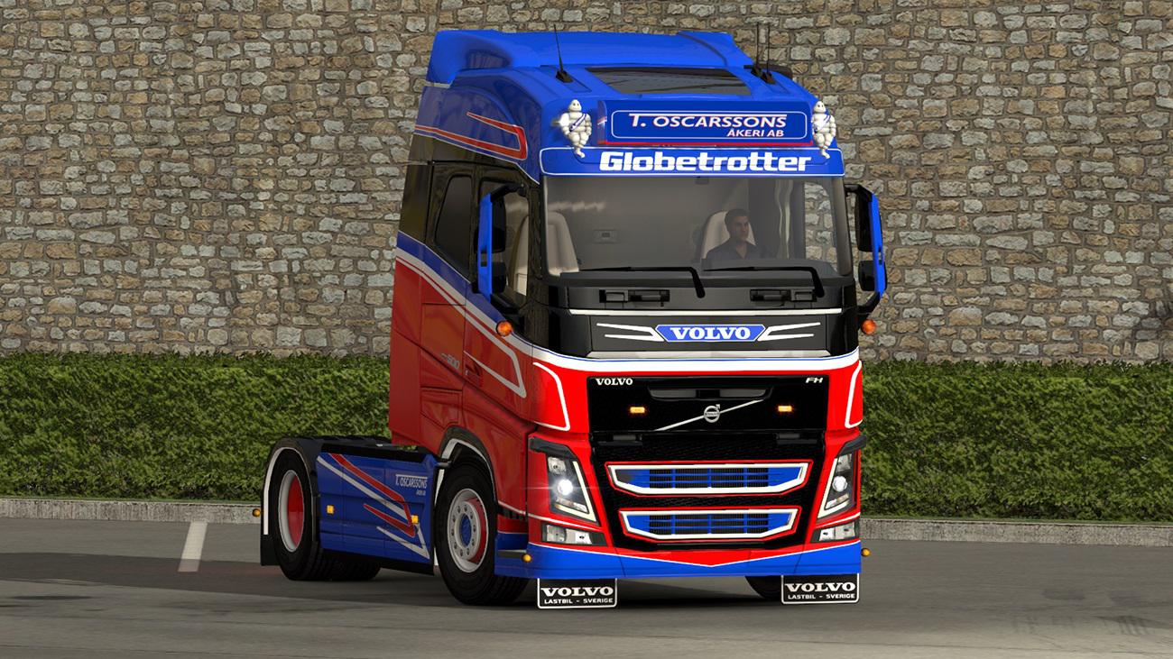 ETS2 - Volvo FH4 T. Oscarssons Akeri AB Skin V1.0 (1.37.x)