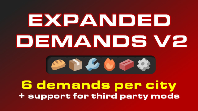 Transport Fever 2 - Expanded Cargo Demands (6 Per City)