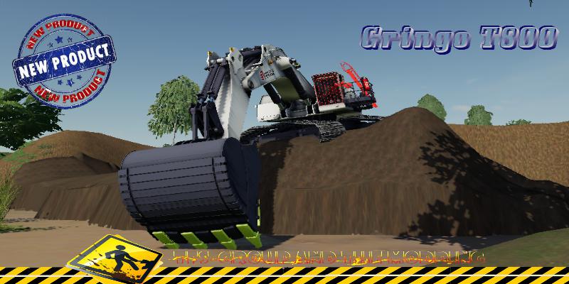 FS19 - Liebherr 9150 XL Tracks Eiffage V1.5