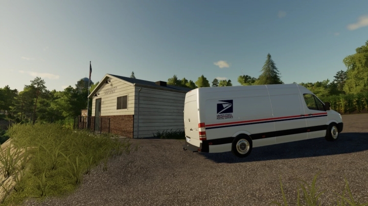 FS19 - US Postal Service Mercedes Sprinter V1.0