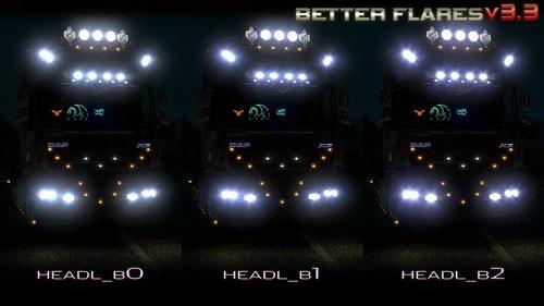 ETS2 - Better Flares V3.3B (1.39.x)