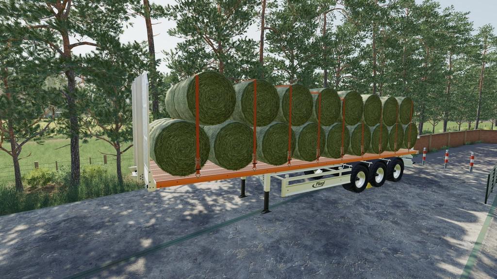 FS19 - Fliegl Flatbed Semitrailer V1.0