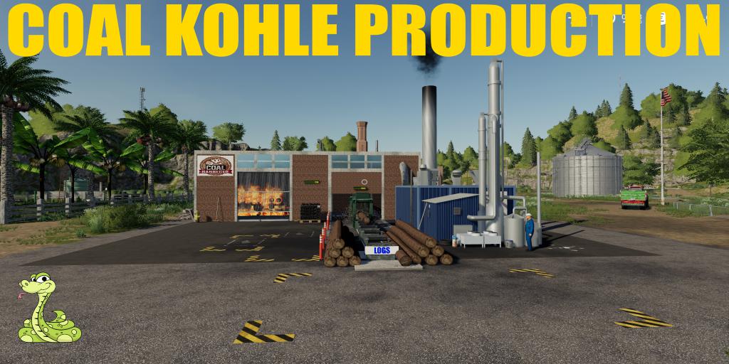 FS19 - Placeable Coal Kohle Production V1.0