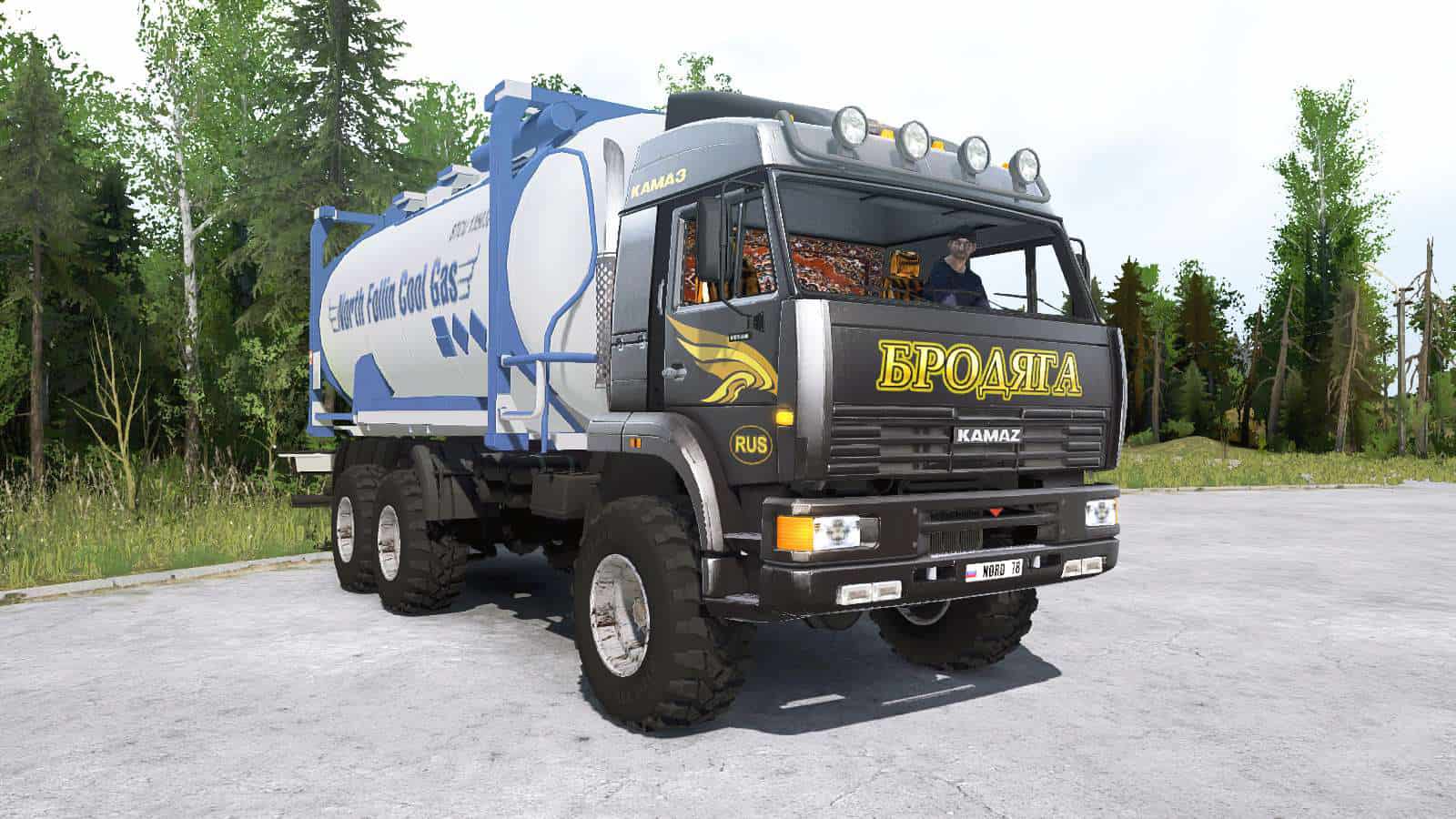 Spintires:Mudrunner - Kamaz-65224 Truck